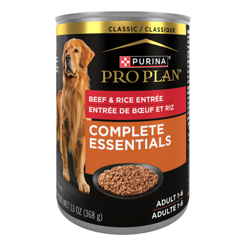 best price on pro plan dog food Purina Pro Plan Complete Essentials Adult Beef & Rice Entree Canned Do –  Safari Stans Pet Center