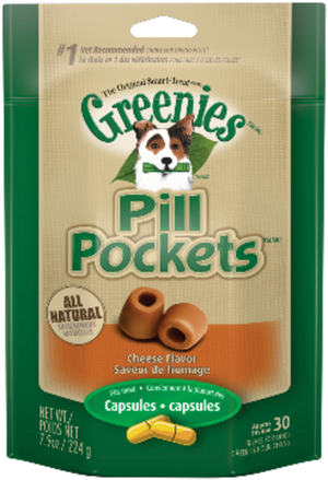 Greenies Pill Pockets Canine Cheese Flavor Dog Treats