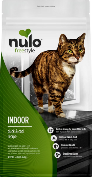 Nulo Freestyle Grain Free Duck and Cod Indoor Cat Food