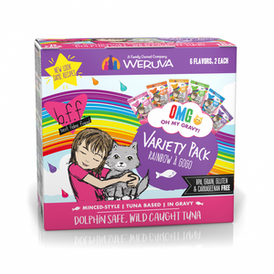 Weruva Grain Free BFF OMG Rainbow A Go Go Cat Variety Pouches Pack