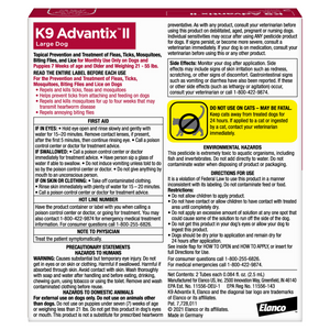 K9 Advantix II Large Dog