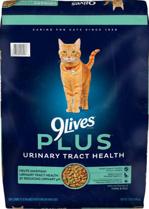 9Lives PLUS Urinary Tract Health Dry Cat Food