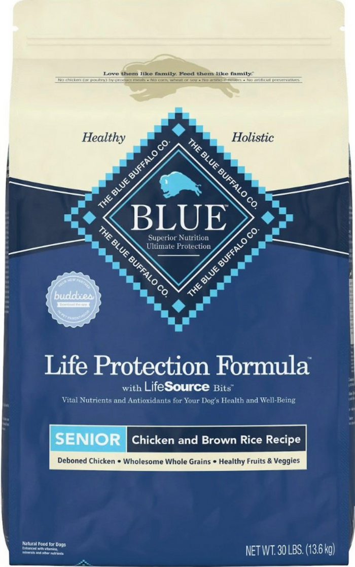 Blue Buffalo Life Protection Formula Senior Chicken & Brown Rice Recipe Dry Dog Food