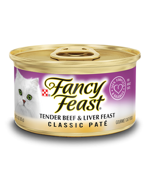 Fancy Feast Classic Pate Beef and Liver Wet Cat Food