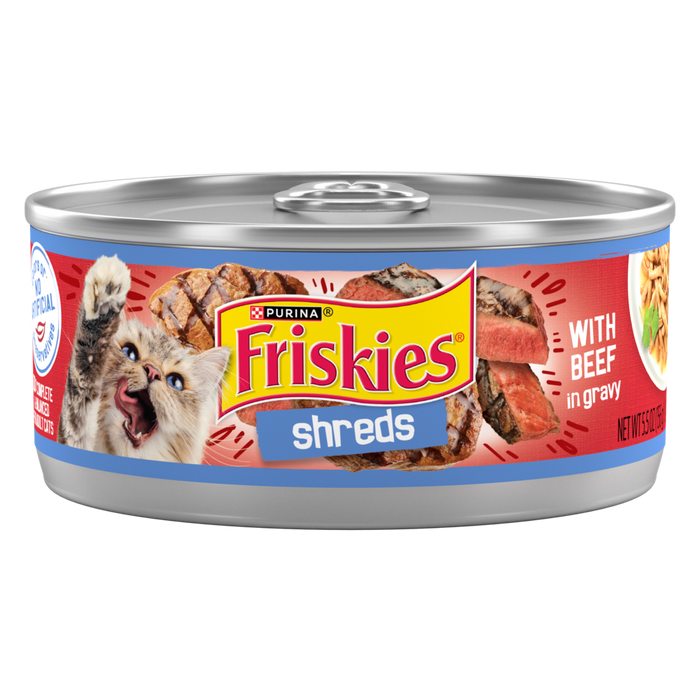 Friskies Shredded Beef Canned Cat Food