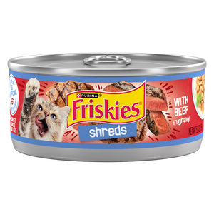 Friskies Shreds Beef and Gravy Wet Cat Food