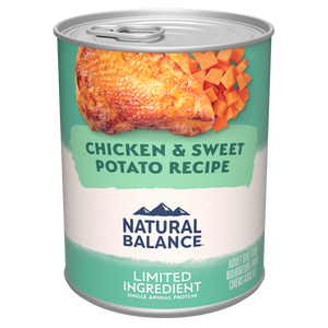 Natural Balance Limited Ingredient Grain Free Chicken & Sweet Potato Recipe Wet Canned Dog Food