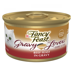 Fancy Feast Gravy Lover Beef Wet Cat Food