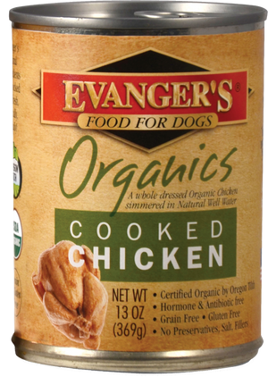 Evanger's 100% Organic Cooked Chicken Canned Dog Food