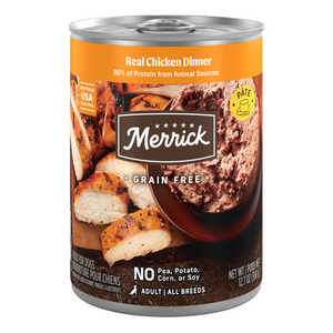 Merrick Grain Free 96% Real Chicken Canned Dog Food