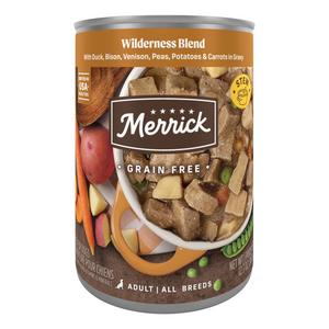 Merrick Grain Free Wilderness Blend Adult Wet Dog Food