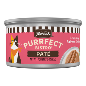 Merrick Purrfect Bistro Grain Free Salmon Pate Adult Wet Cat Food