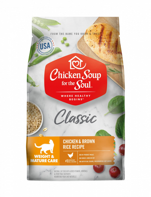 Chicken Soup Weight & Mature Care Chicken & Brown Rice Dry Cat Food