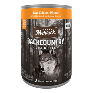 Merrick Backcountry Grain Free 96% Chicken Adult Wet Dog Food