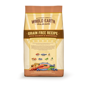 Whole Earth Farms Grain Free Recipe Salmon and Whitefish Dry Dog Food