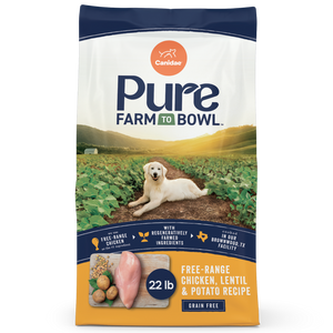 Canidae Pure Farm To Bowl Senior Free-Range Chicken, Sweet Potato & Garbanzo Bean Recipe Dog Food