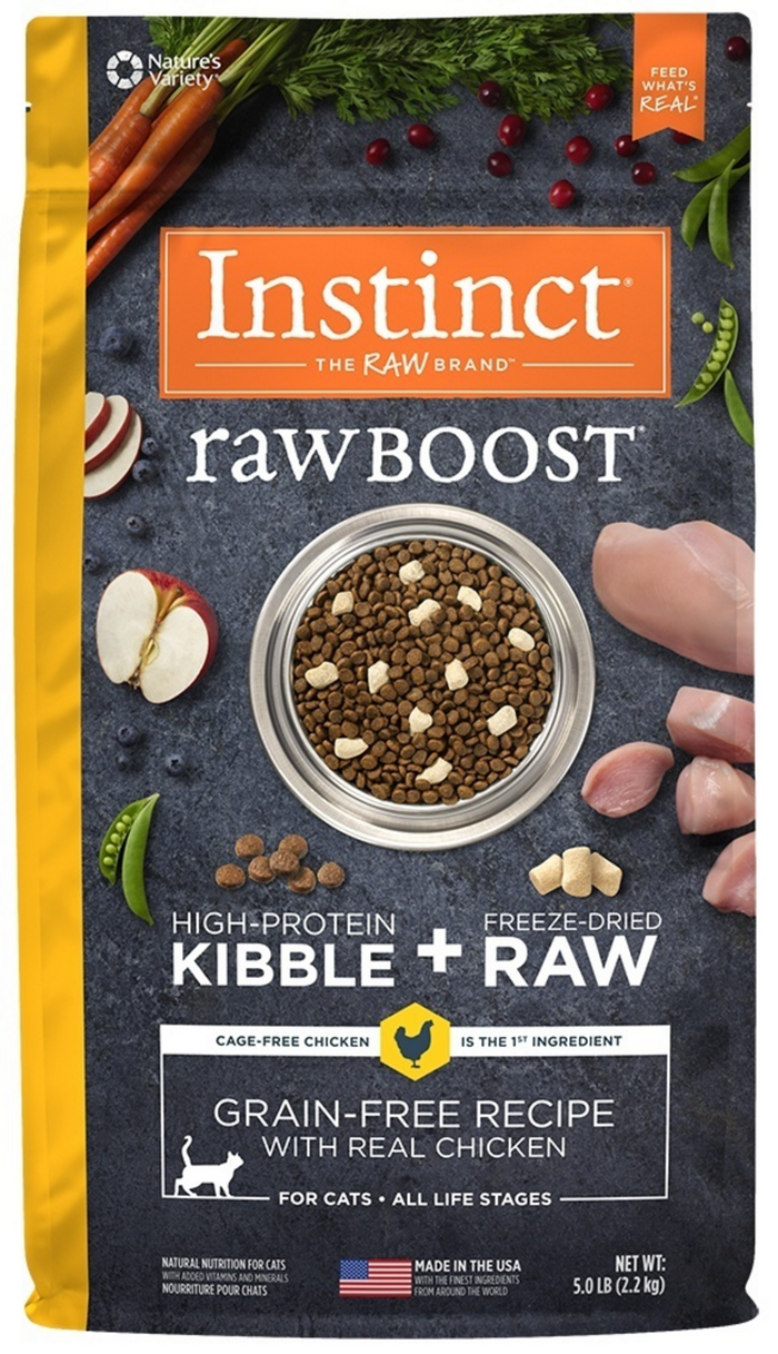 Instinct Raw Boost Grain Free Recipe with Real Chicken Natural Dry Cat Food