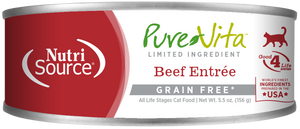 PureVita Grain Free 96% Real Beef Entree Canned Cat Food