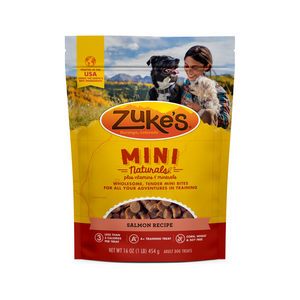 Zukes Mini Naturals Salmon Dog Treats