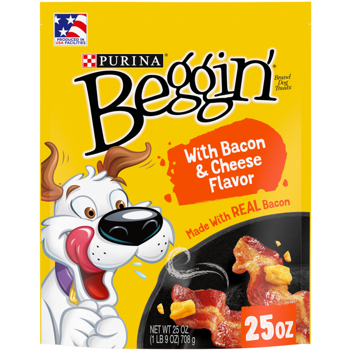 Beggin' Strips With Real Meat Dog Training Treats With Bacon and Cheese Flavors