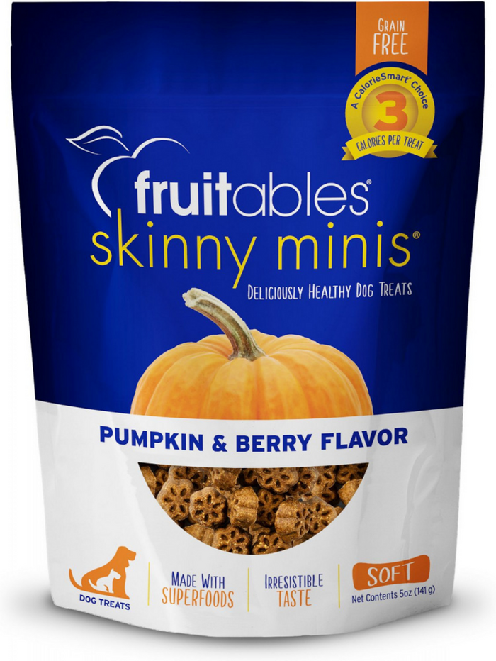 Fruitables Skinny Mini Pumpkin & Blueberry Dog Treats