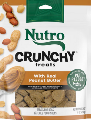 Nutro Crunchy Treats with Real Peanut Butter Dog Treats