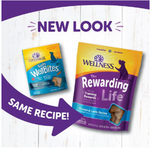 Wellness Natural Grain Free Wellbites Chicken and Lamb Recipe Dog Treats