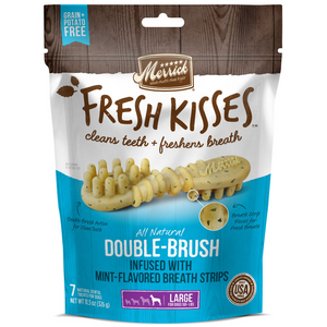 Merrick Fresh Kisses Mint Dental Dog Chews Large