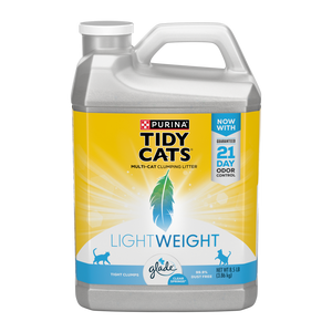 Tidy Cats Clear Springs Scent LightWeight Glade Tough Odor Solutions Clumping Cat Litter