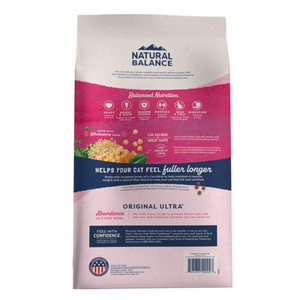 Natural Balance Original Ultra Fat Cats Chicken Meal & Salmon Meal Recipe Dry Cat Food