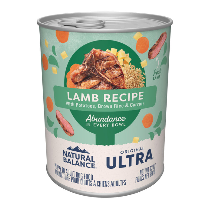 Natural Balance Original Ultra Lamb Recipe Canned Wet Dog Food