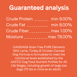 Canidae Grain Free PURE Elements Canned Dog Food
