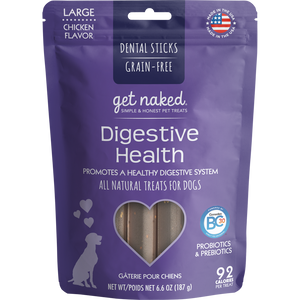 N-Bone Get Naked Grain Free Digestive Health Dental Chew Dog Treats